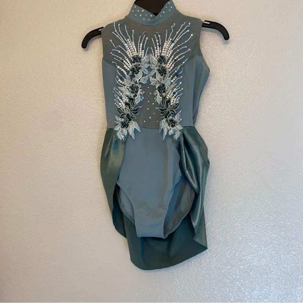Revolution 10th House Dance Costume sage green HERA TH23102 lyrical LC child